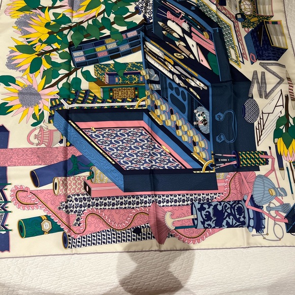 2017 by Pierre Marie Silk scarf Hermes ‘ Tresors D’Un Artiste’ ;multicolor - Picture 8 of 15